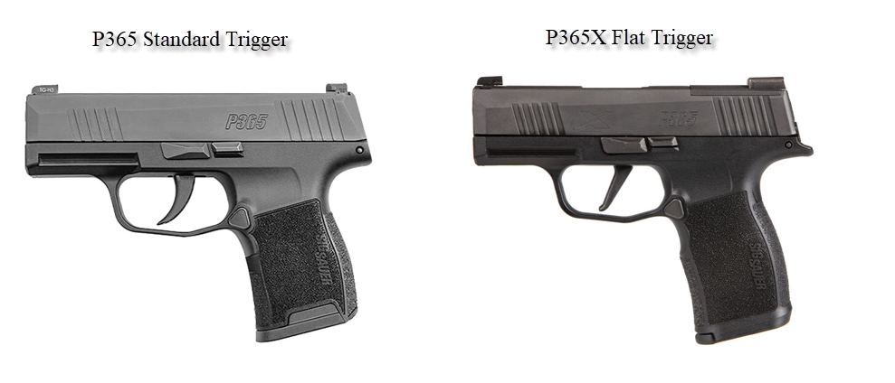 P365 Trigger vs P365X Flat Trigger